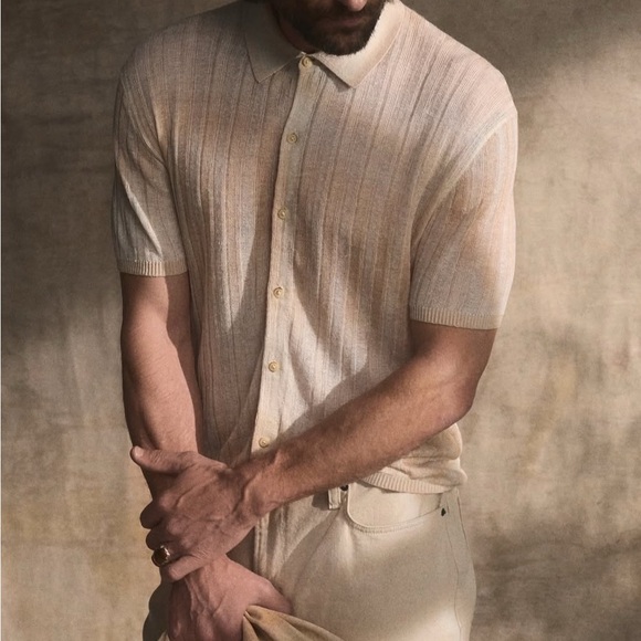 John Varvatos Other - John Varvatos Cream Casual Button Down Shirt